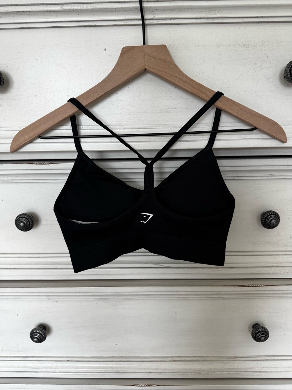 Gymshark Black Sweat Seamless Sports Bra